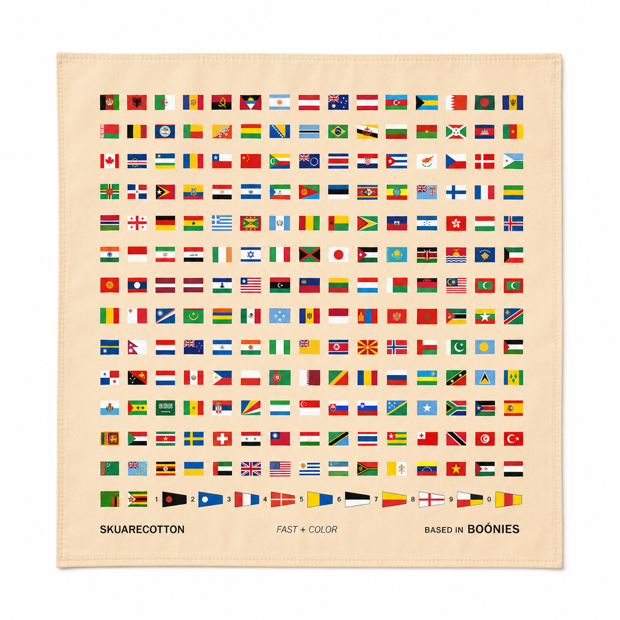 Earthy Flags - Beige